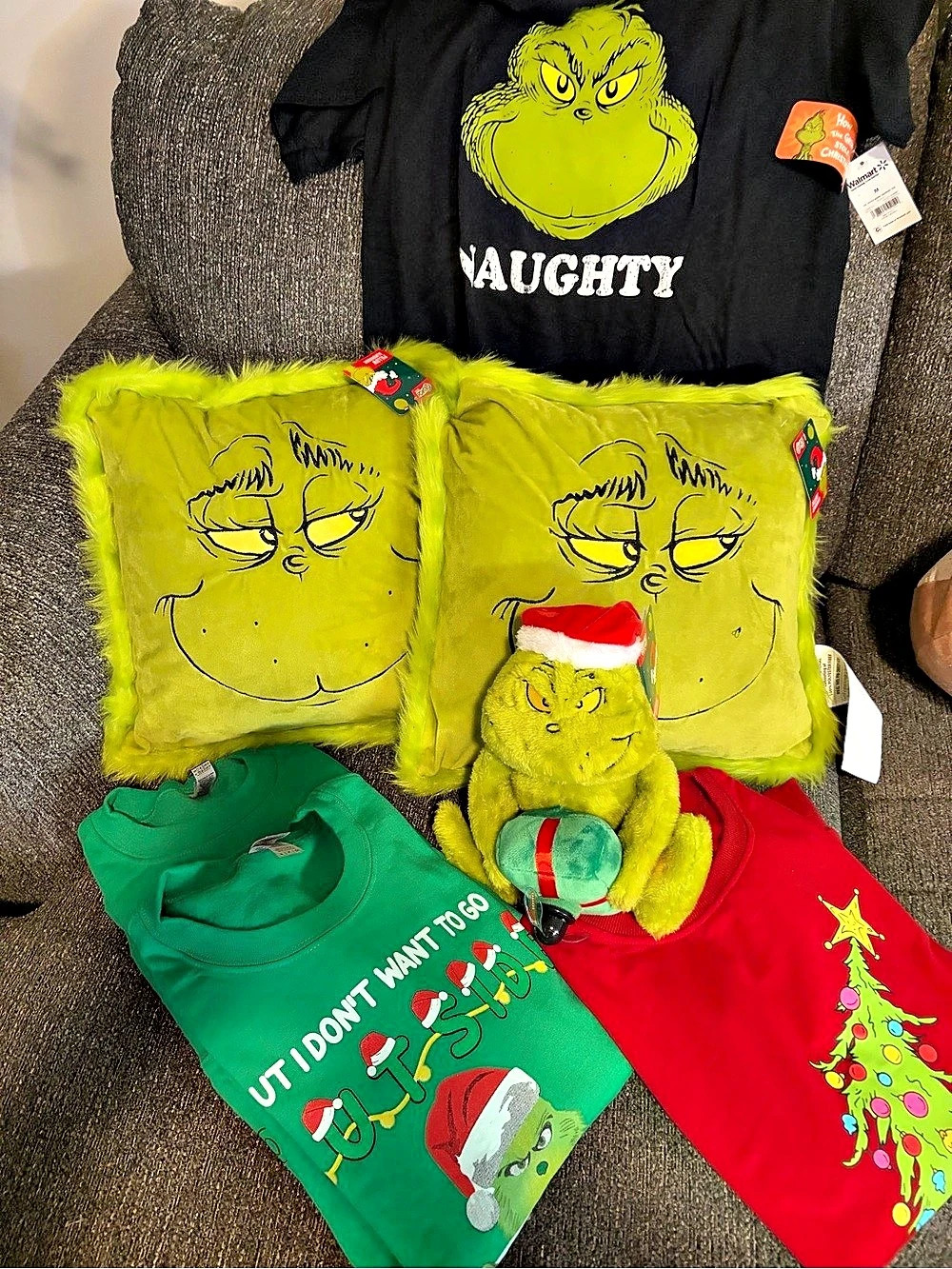 Dr. Seuss Grinch Holiday Items Green & Red